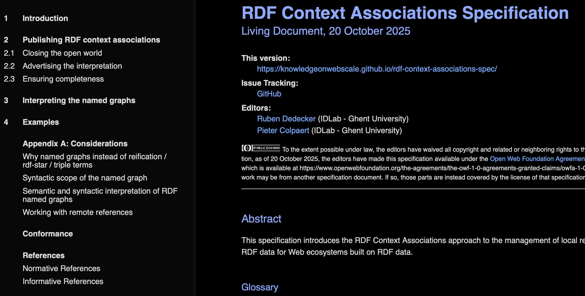 Demonstrating a Pragmatic Solution to Context Associations in RDF Using Blank Node Graphs